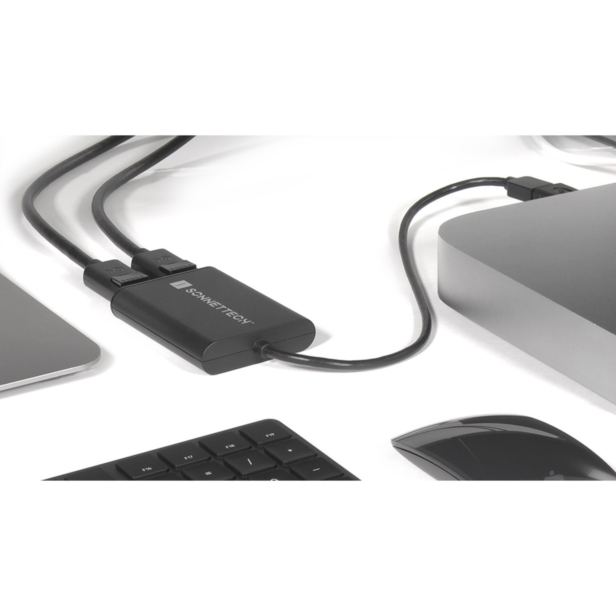 Sonnet Adapter USB DisplayLink Adapter, USB-A Stecker > Dual 4K DisplayPort