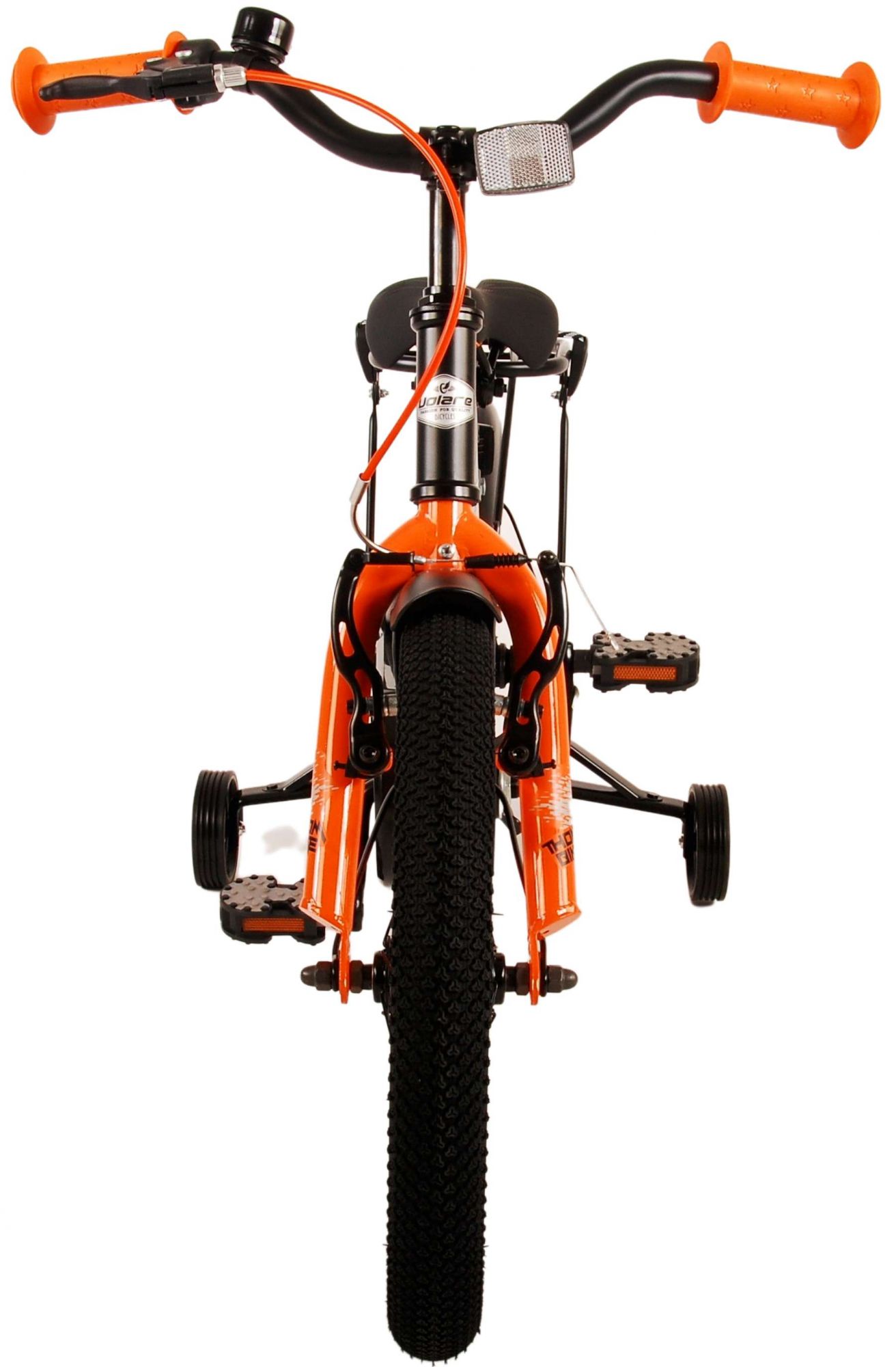 Kinderfahrrad Thombike für Jungen 16 Zoll Kinderrad in Schwarz Orange