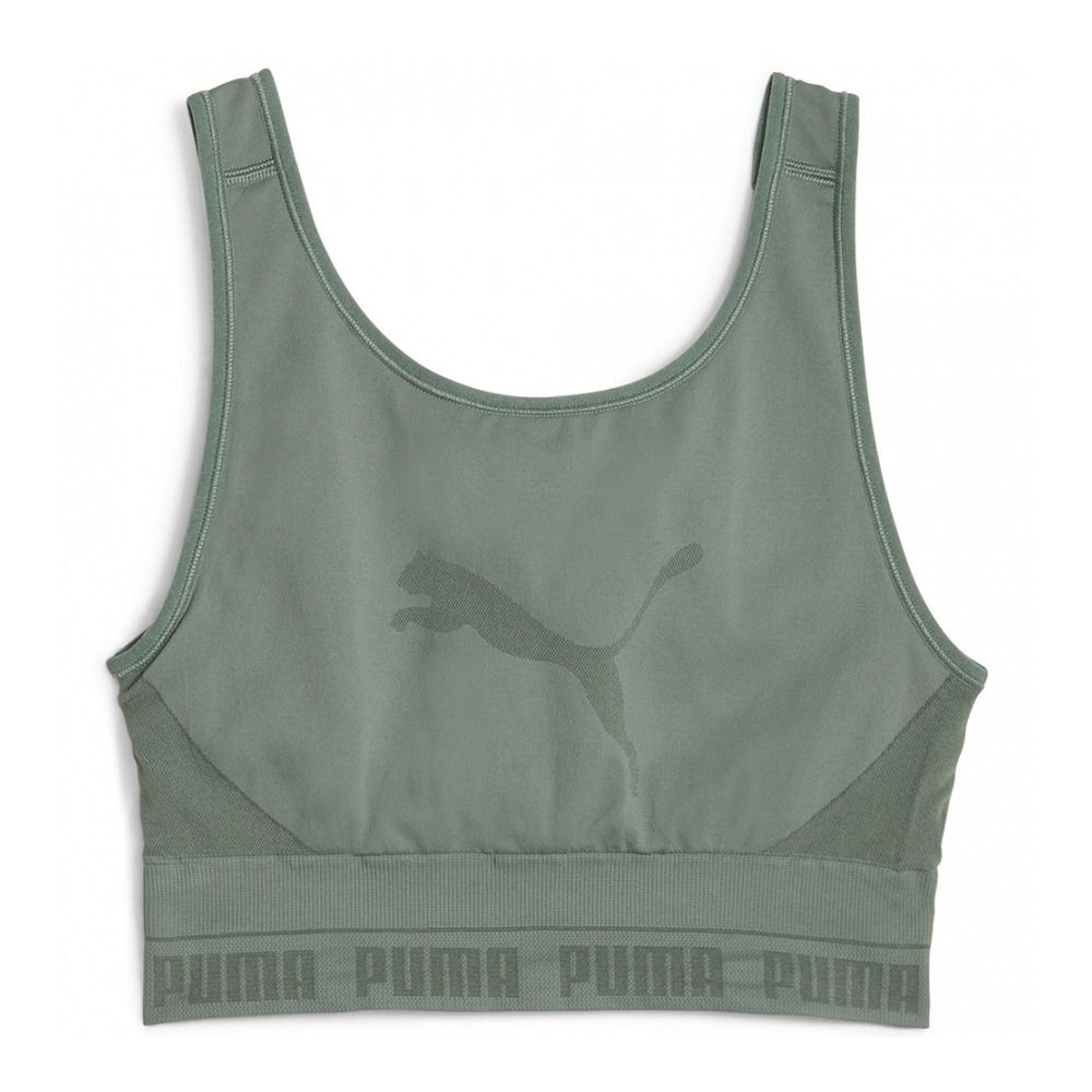 Puma EVOKNIT - Crop top Femme eucalyptus