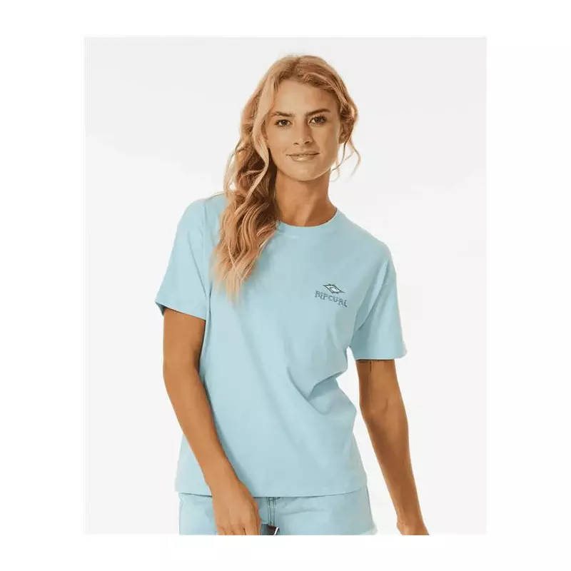 Teeshirt femme RIPCURL Shore Break Relaxed Tee Light Blue