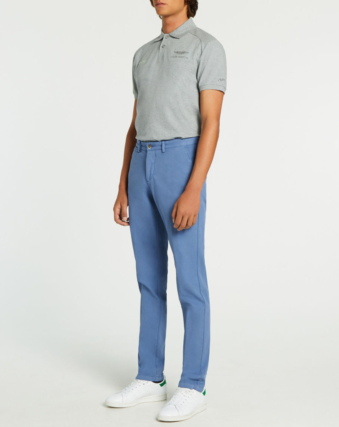 Hackett London Pantalon chino Slim Fit Armure bleu moyen