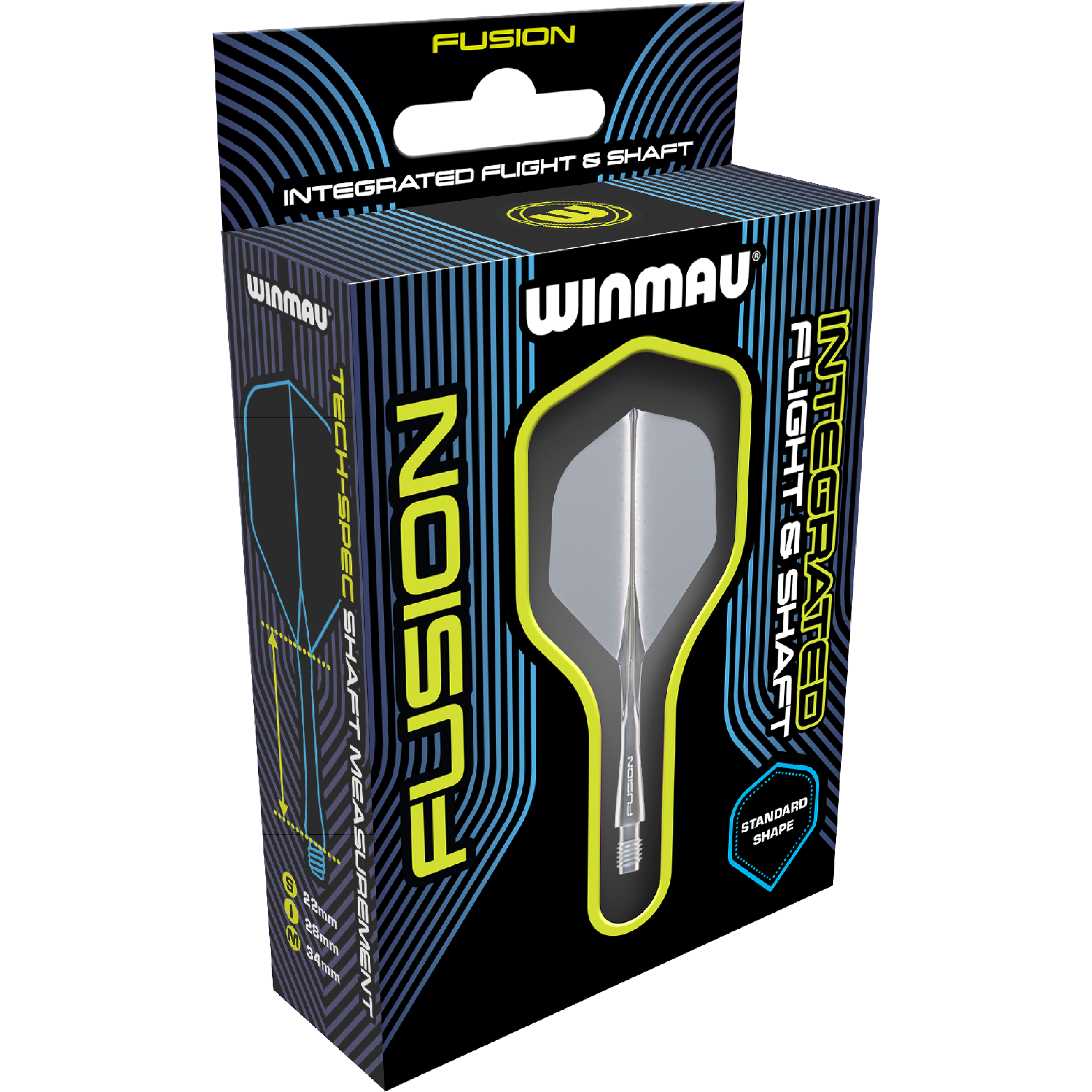 Winmau - Fusion Flightsystem Grau - No2