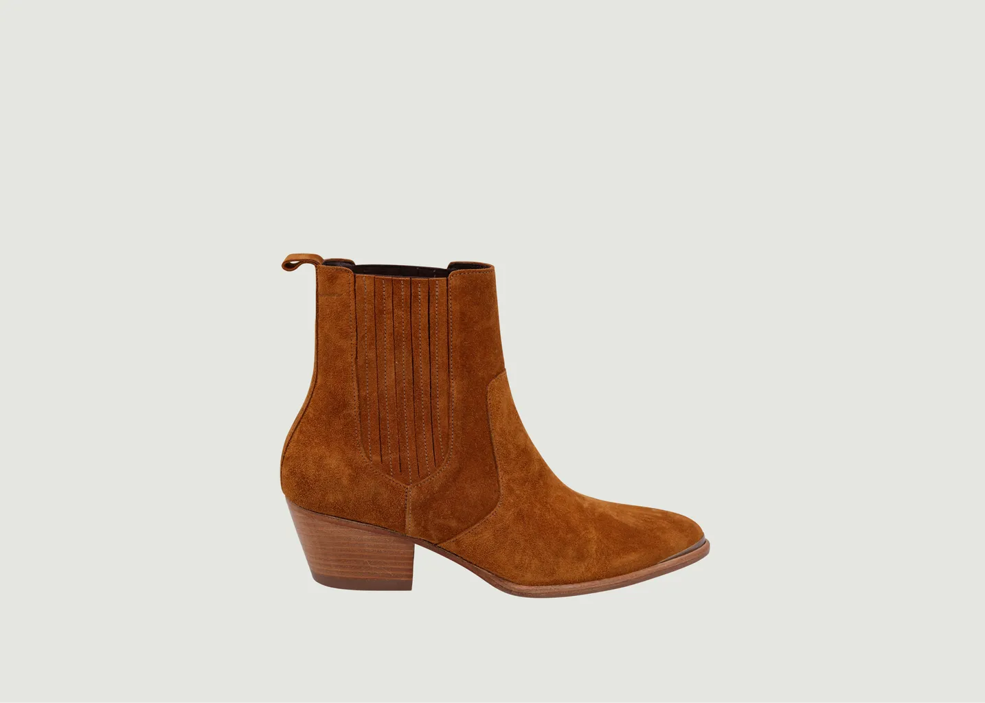 Boots en cuir suédé Marianne M.Moustache