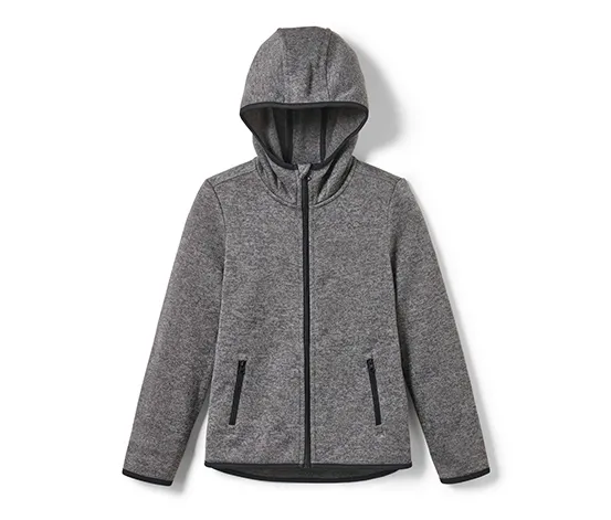 Kinder-Strickfleecejacke