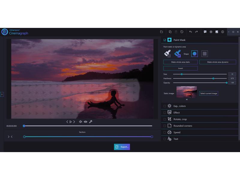 Ashampoo Cinemagraph ESD, Vollversion, 1 PC Ganz einfach lebendige Fotos & Loop-Videos erstellen