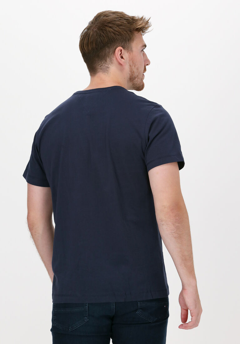 TOMMY JEANS donkerblauwe tommy jeans t-shirt tjm classic jersey c neck