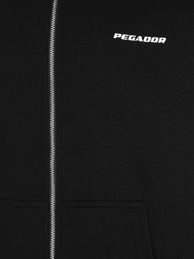 PEGADOR Sweatjacke  schwarz