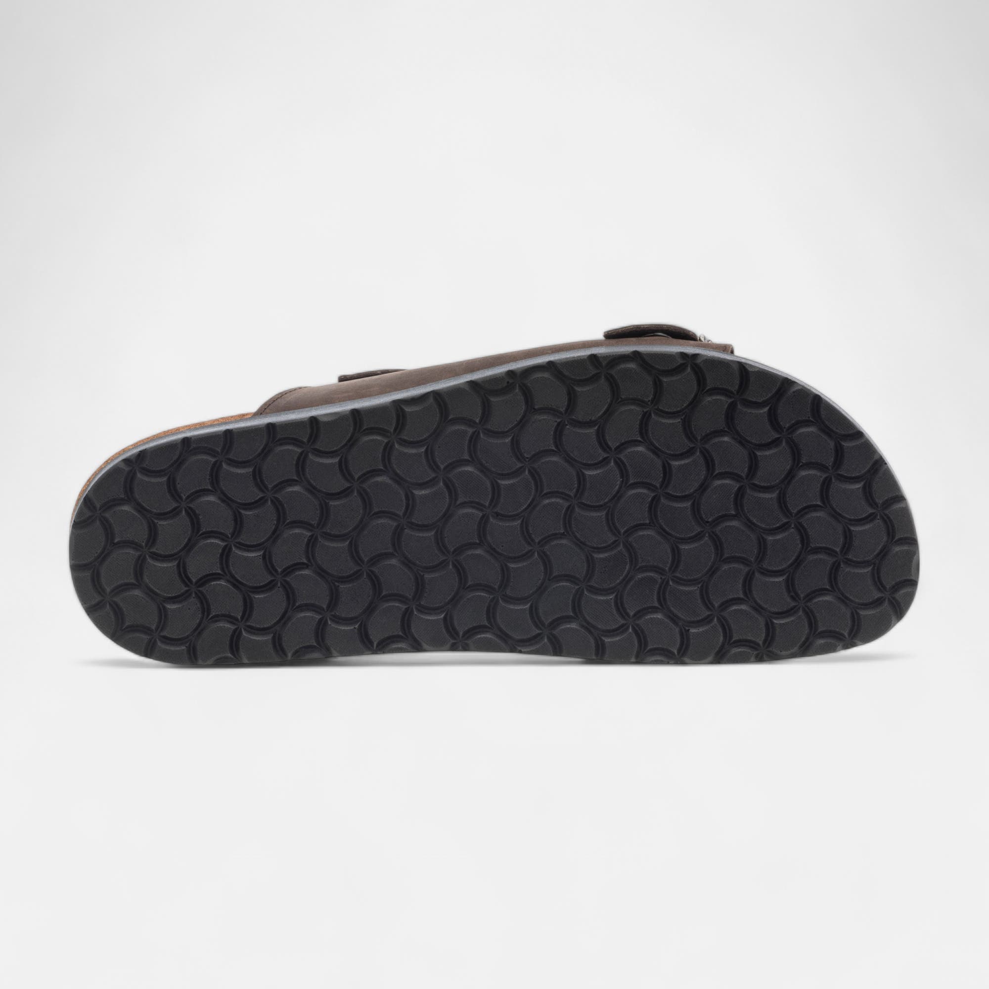 Mules Homme en cuir marron