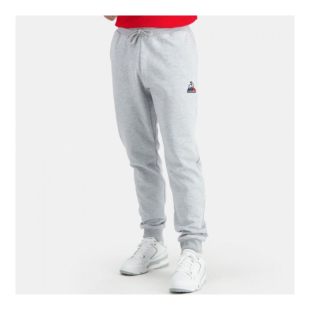 Le Coq Sportif ESS - Jogging Homme gris chiné clair