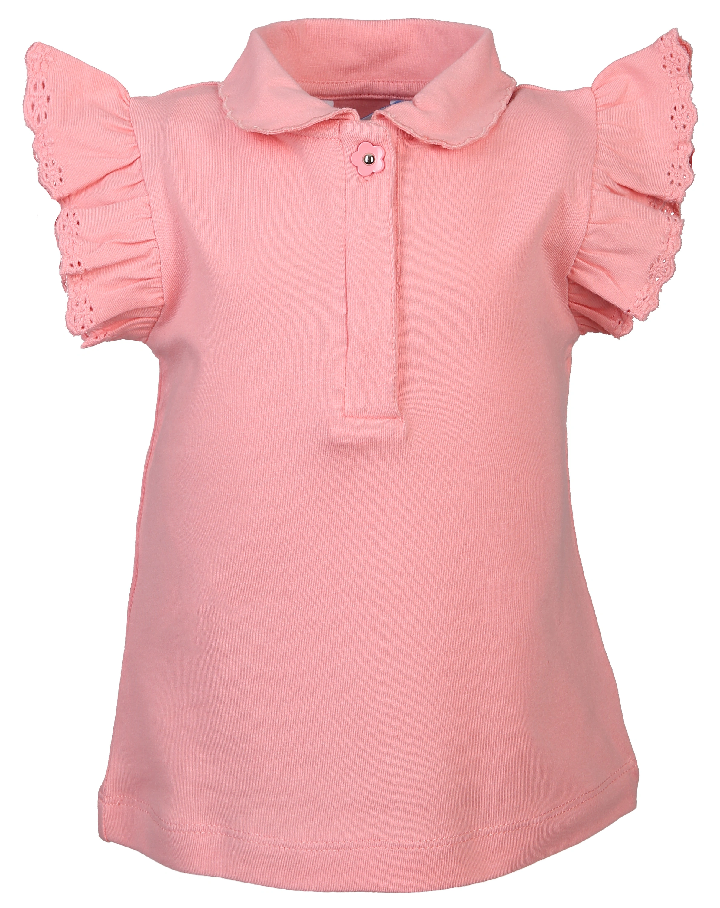Polo-Top RUFFLES in rosa