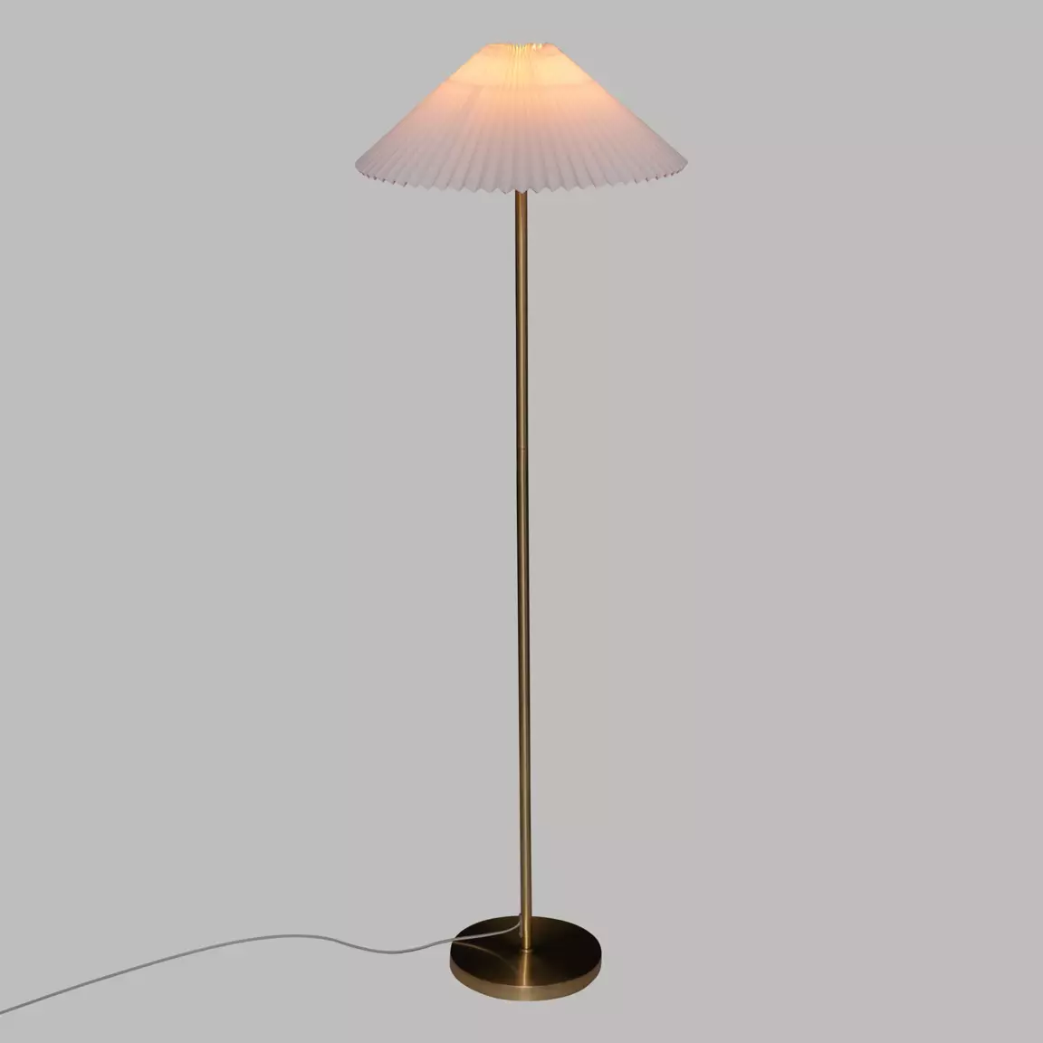 Lampadaire en métal (H150 cm) Jil or