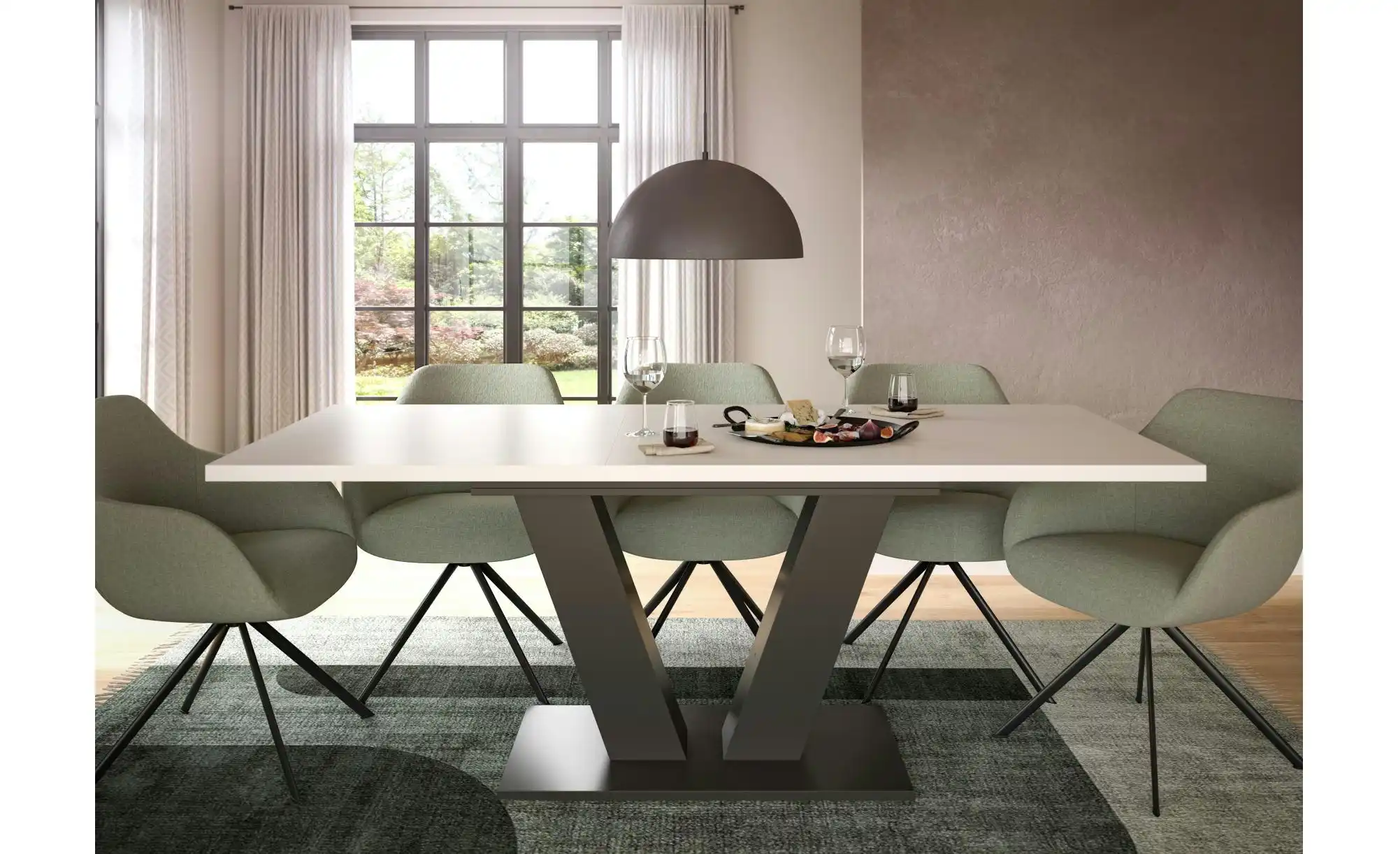 Esstisch 150 x 90 cm ausziehbar Moritz
