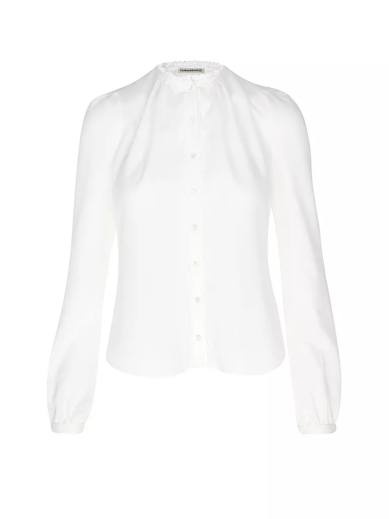 GOTTSEIDANK Trachtenbluse VALERIE  creme