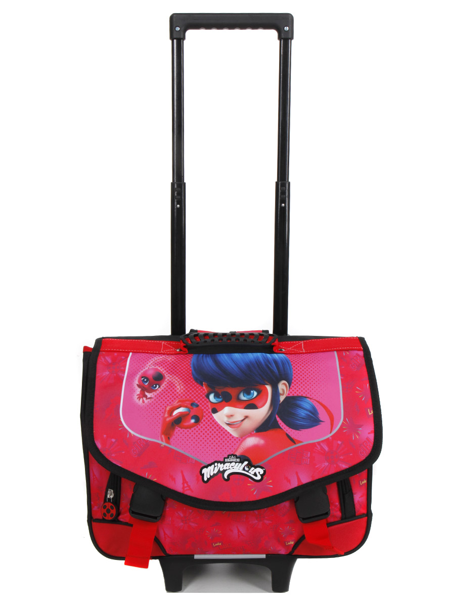 Cartable À roulettes Miraculous Coccinelle 41 cm