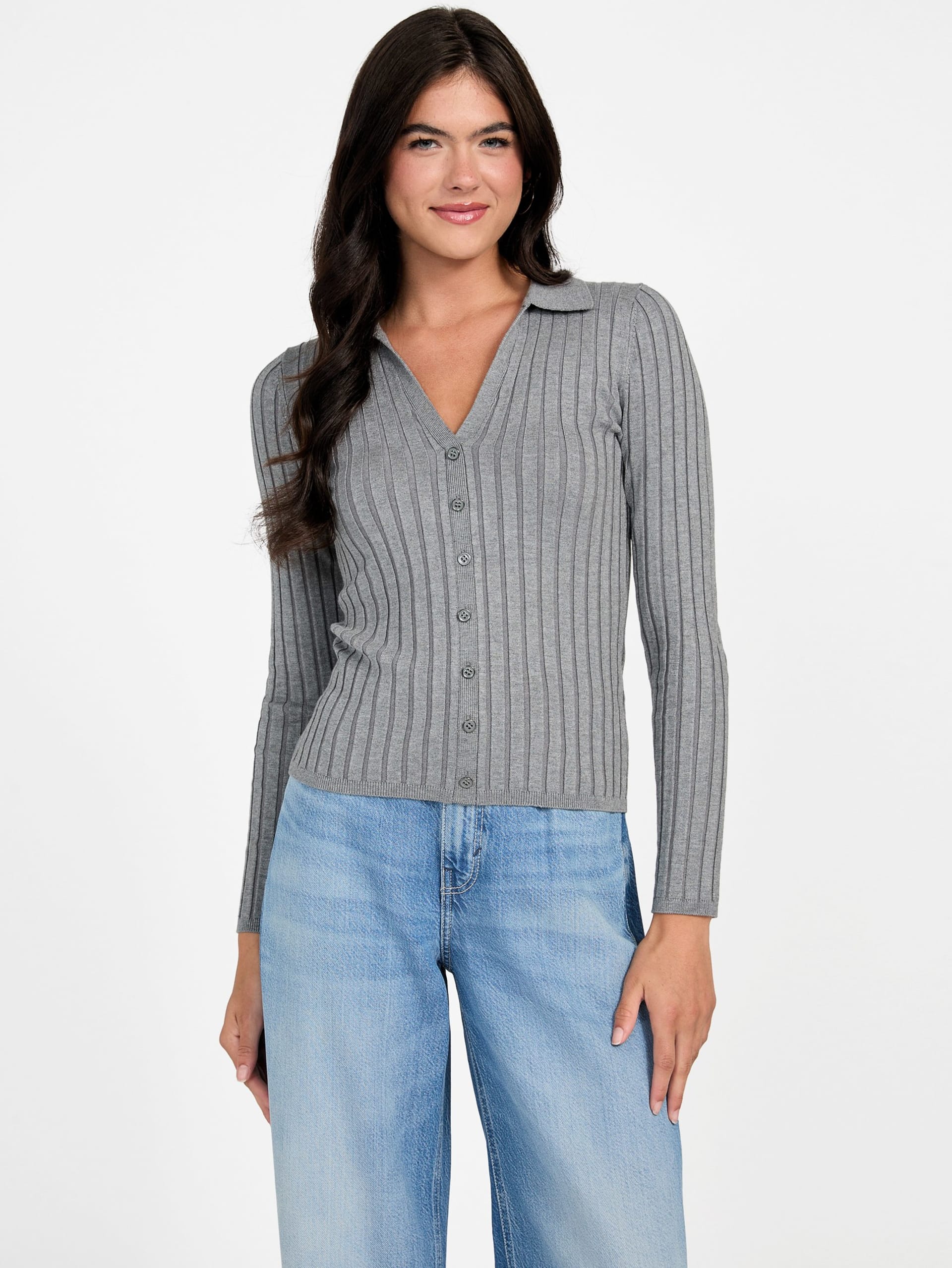 Blusa de malha canelada ecológica Miranda
