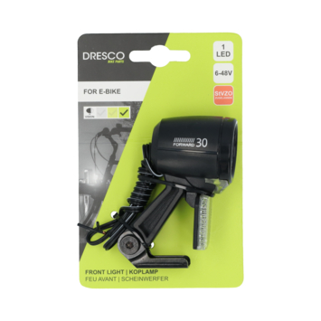 Dresco Urban E-Bike koplamp 40LUX