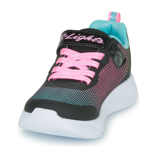 Skechers - FLICKER FLASH - Noir / Rose / Bleu
