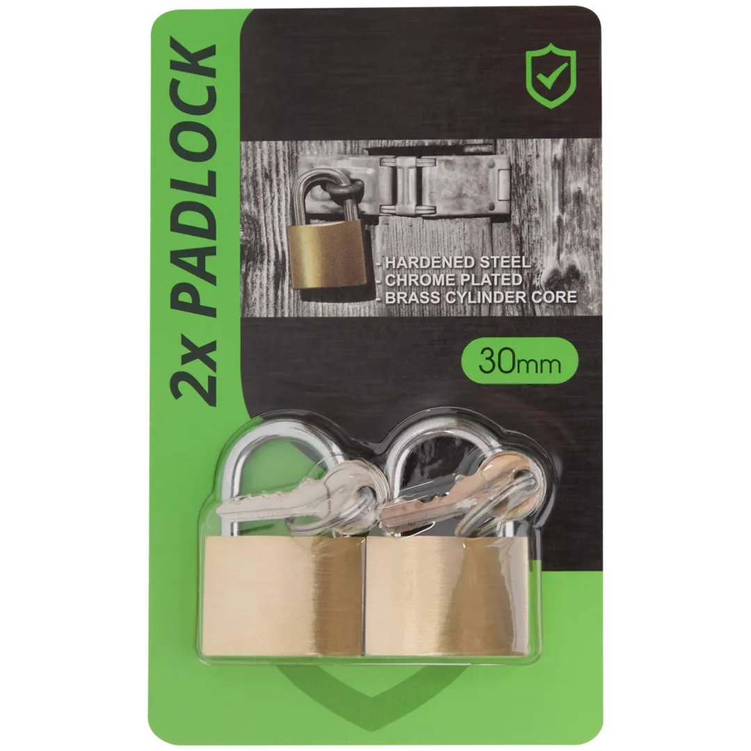 Hangsloten 30 mm | 2 stuks