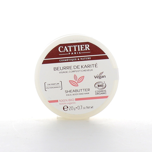 Beurre de karité 100% Bio Cattier