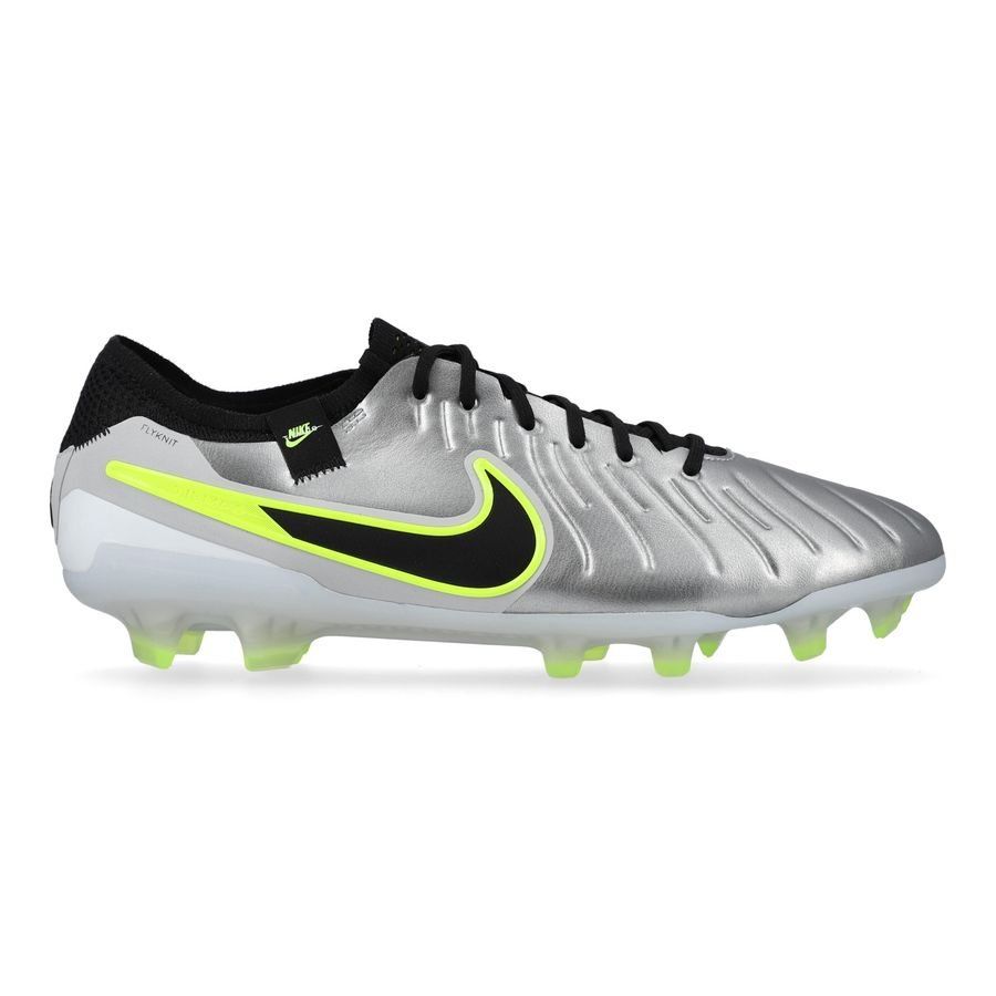 Nike Tiempo Legend 10 Elite FG Mad Voltage - Argenté/Noir/Jaune Fluo