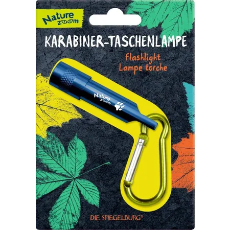 Die Spiegelburg Karabiner-Taschenlampe Nature Zoom