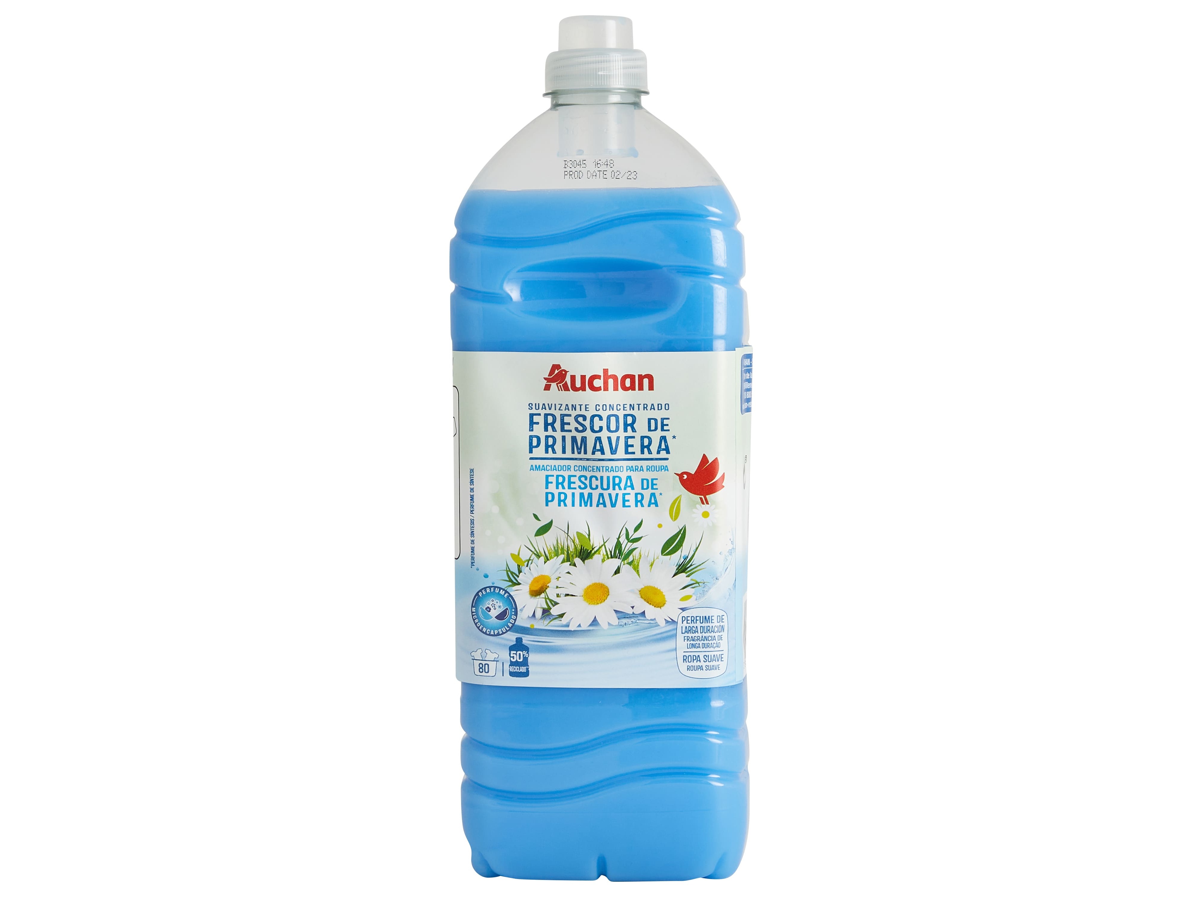 AMACIADOR CONCENTRADO AUCHAN FRESCURA PRIMAVERA 80 DOSES