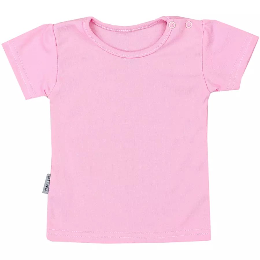 TupTam Baby Mädchen Kurzarm T-Shirt 5er Set rosaweiß