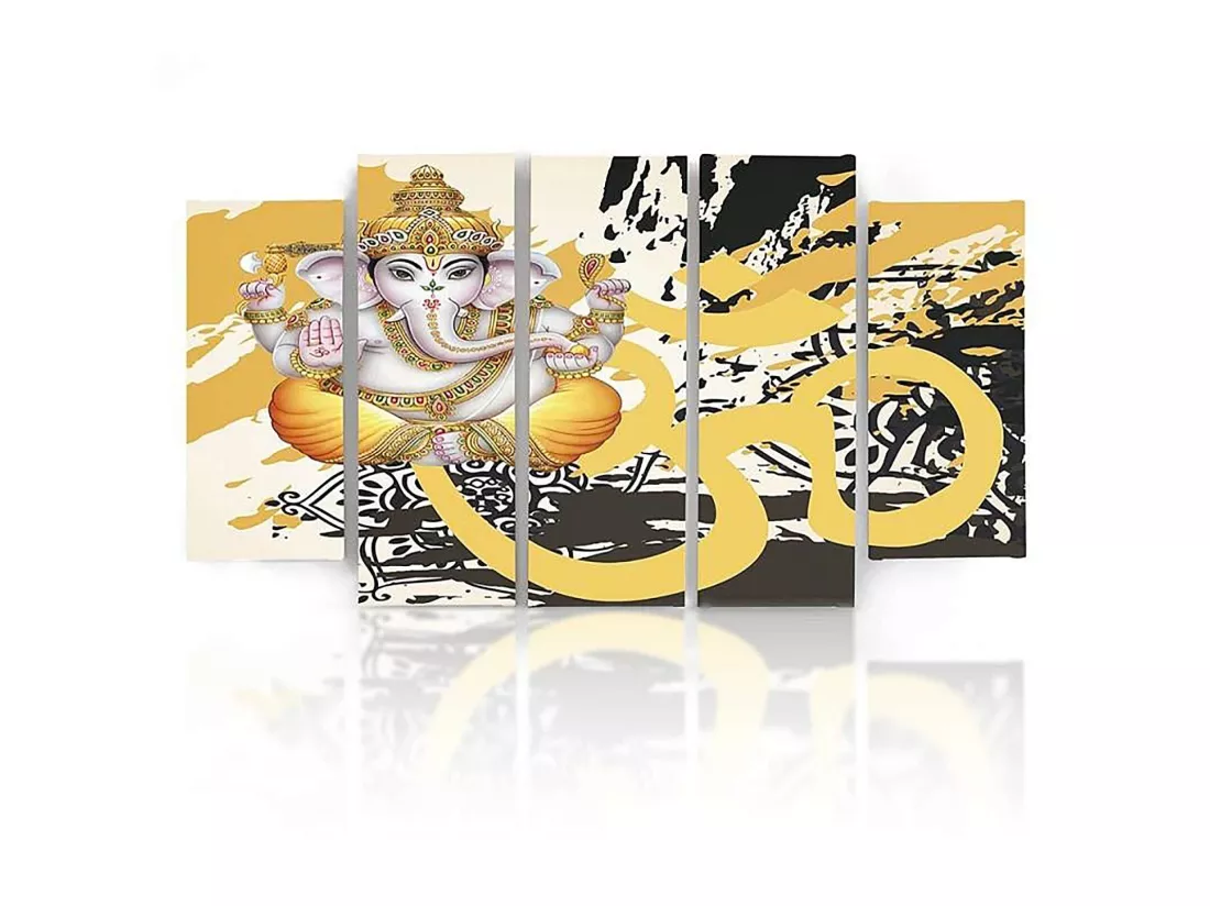Tableau bouddha éléphant - 100 x 70 cm
