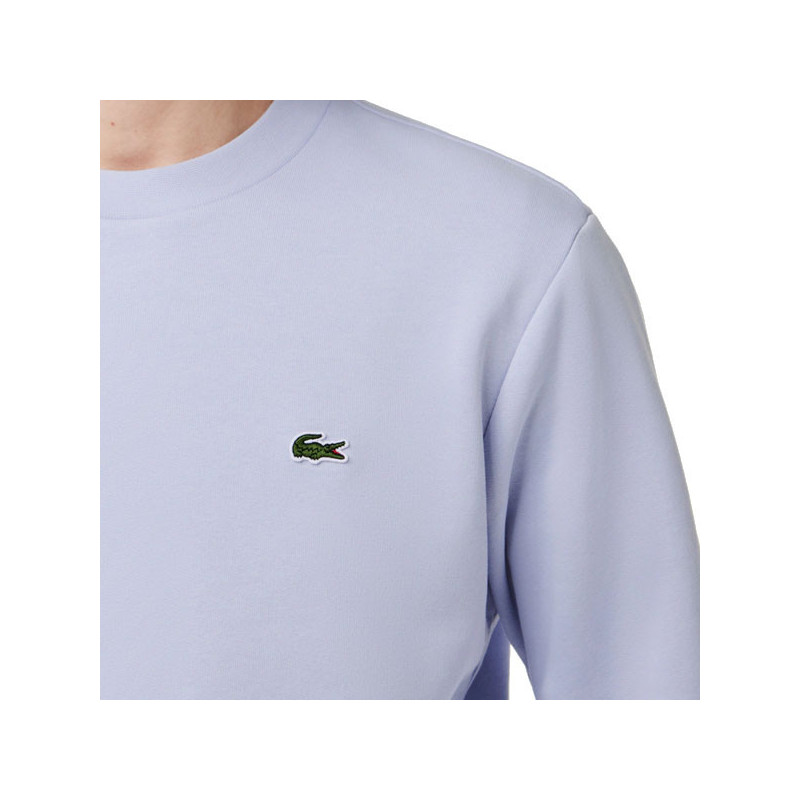 Sweat Lacoste Sport bleu ciel coton bio