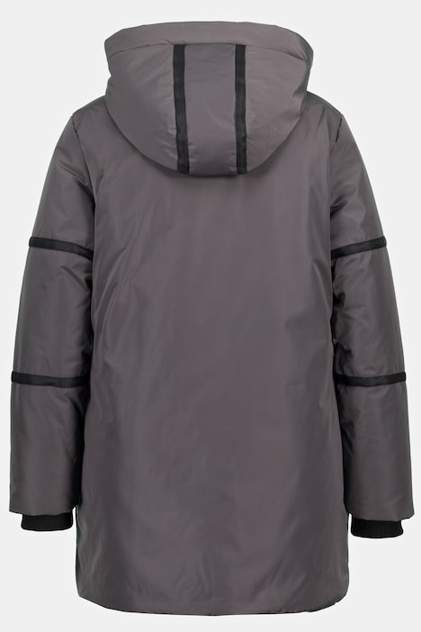 Funktionsjacke, wasserabweisend, Kapuze, Windfang