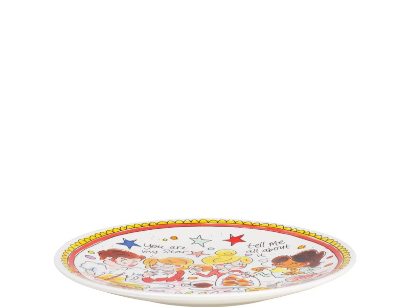 Ontbijtbord ⌀22cm Rode Rand