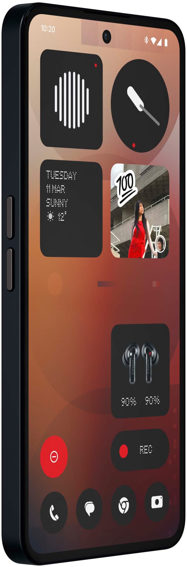Nothing Phone (3a) 5G smartphone 8/128GB (sort)