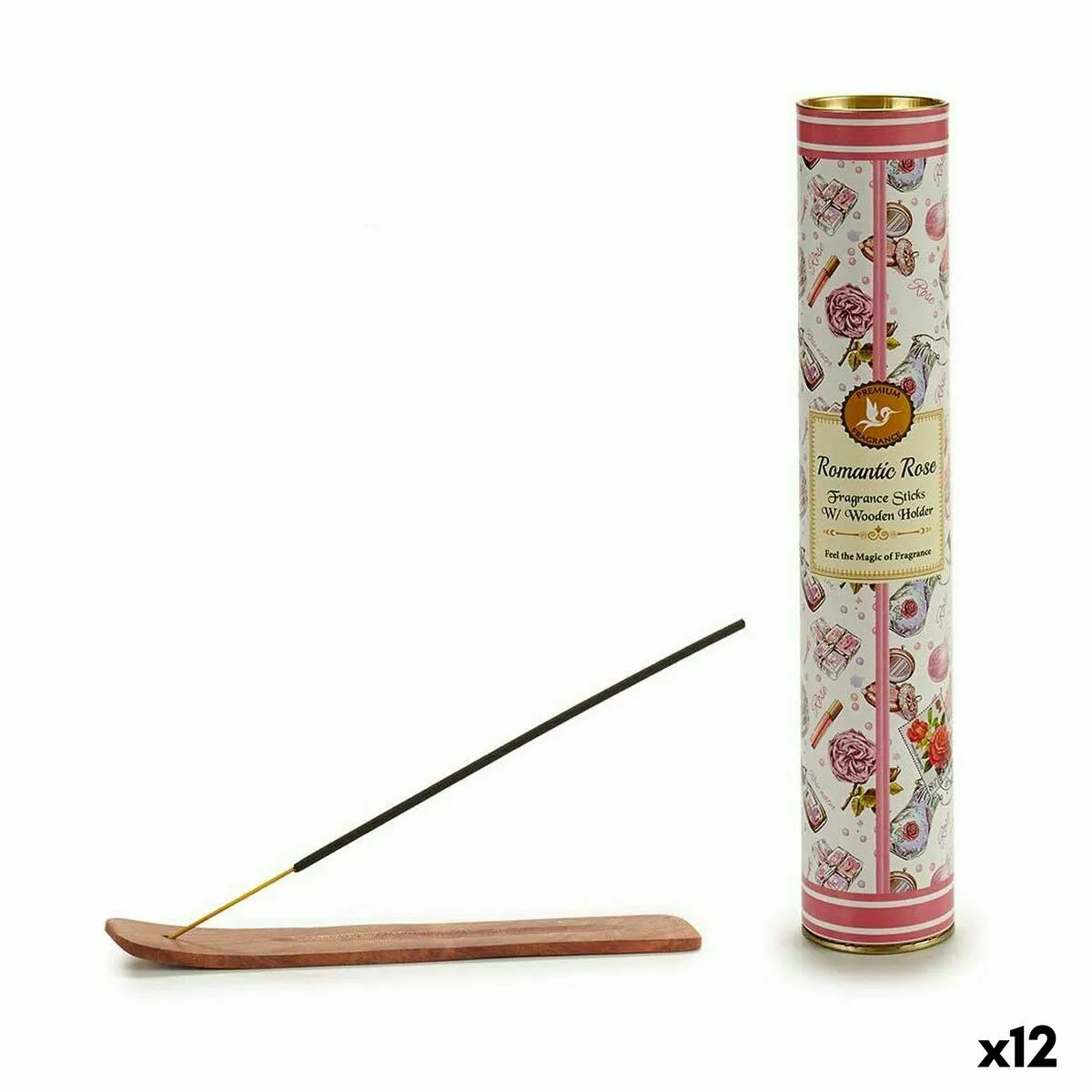 Acorde Fleurs Roses - Générique - 12 unités
