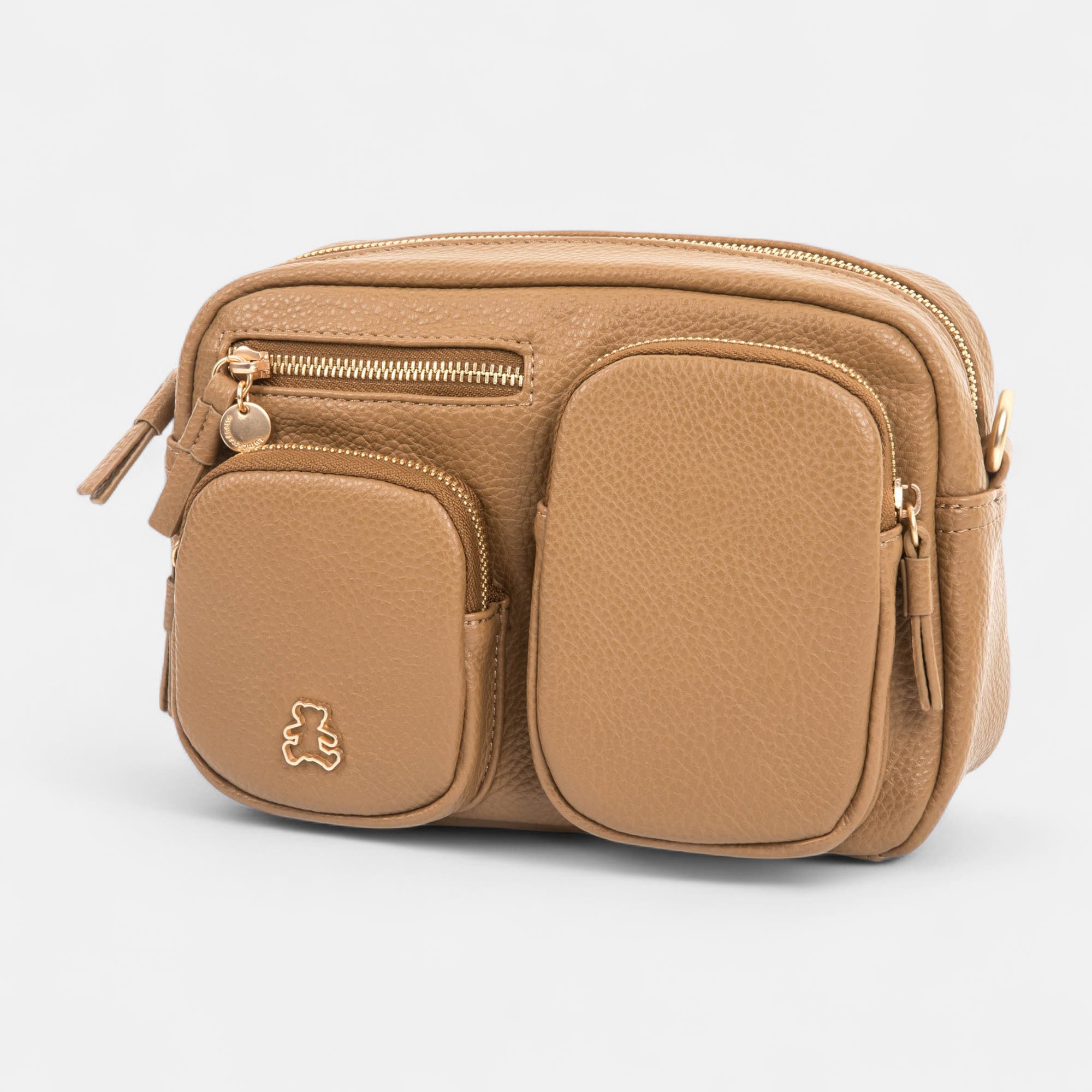 Sac bandoulière taupe