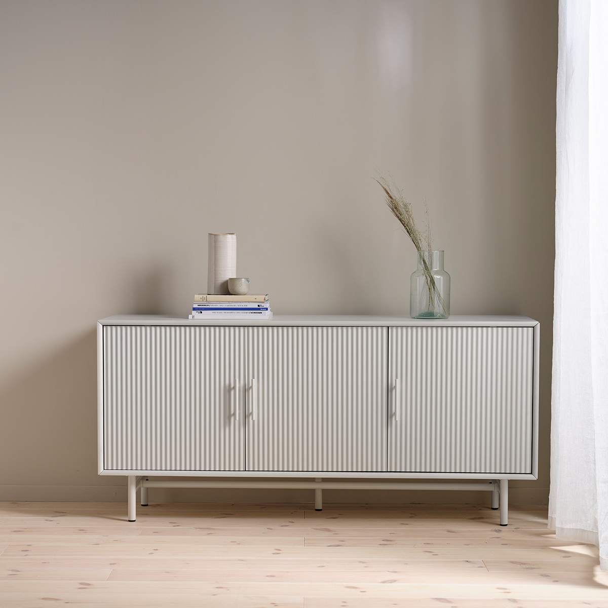 Dressoir Arlo hout Grijs