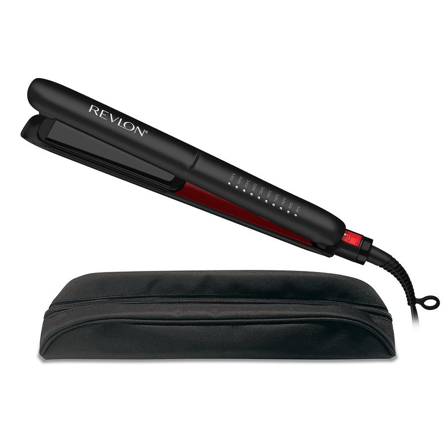 Revlon Tools Smoothstay™ 25mm Coconut-Oil Infused Straightener + Travel Pouch