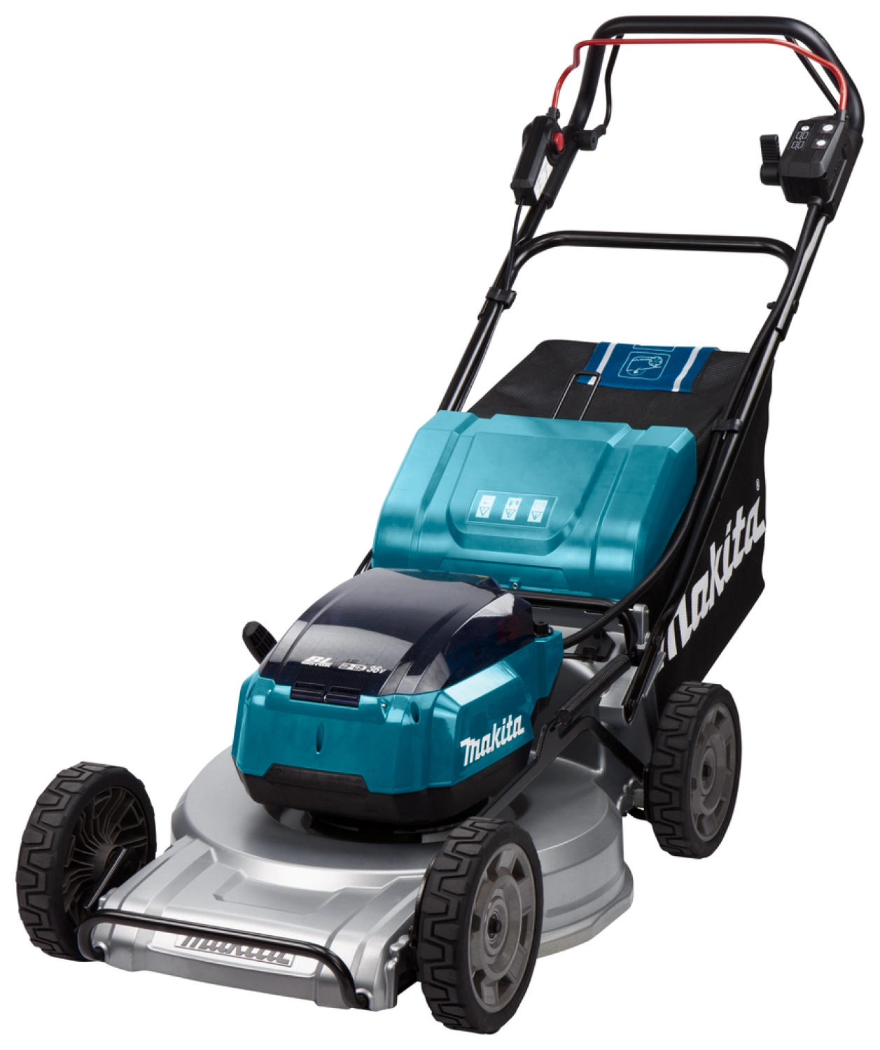 Makita DLM533Z 36V (2x 18V) Li-Ion accu grasmaaier body - 53cm - zelfrijdend - koolborstelloos