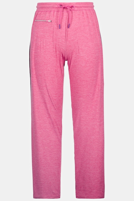 Jogginghose, meliert, schnelltrocknend, Zipptasche