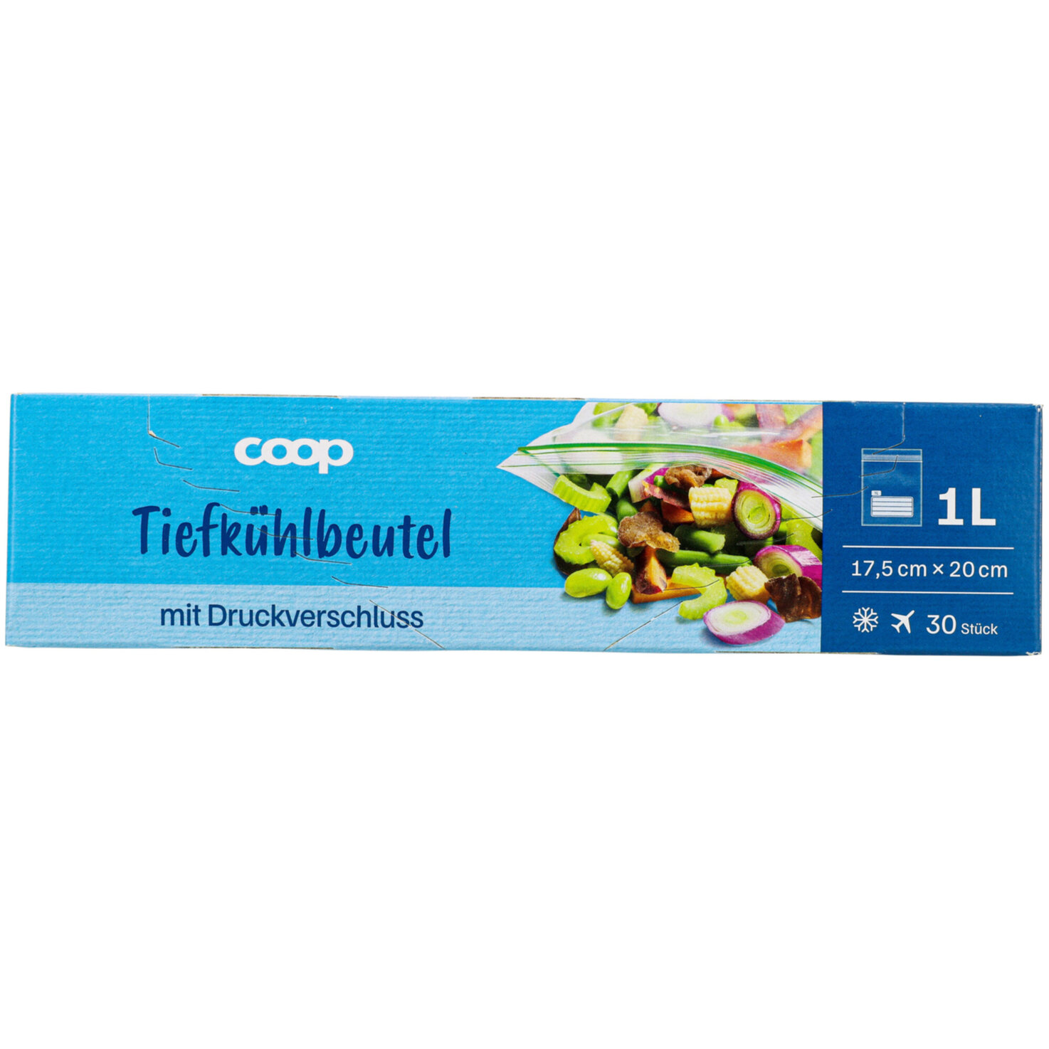 Tiefkühlbeutel mit Druckverschluss 1L 30 Stück