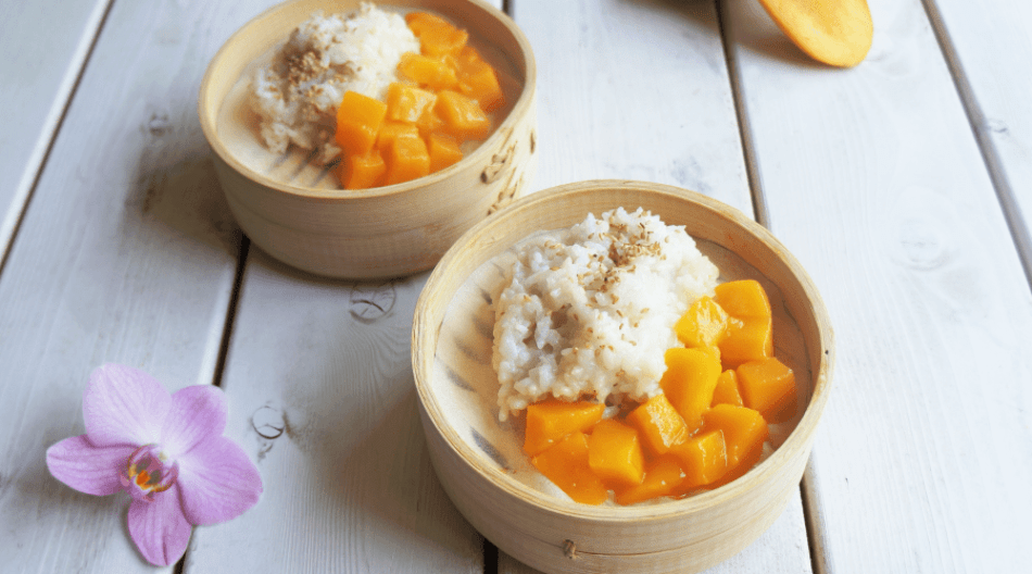 Kleefrijst met Mango