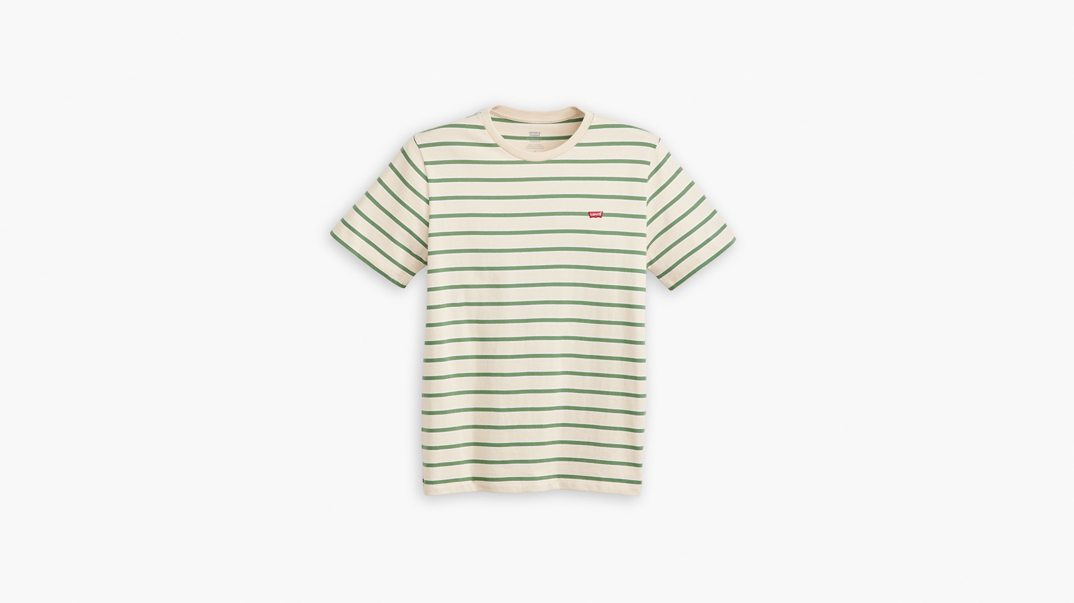 T-shirt Original Housemark - Avery Stripe Fog Jersey - Bleu