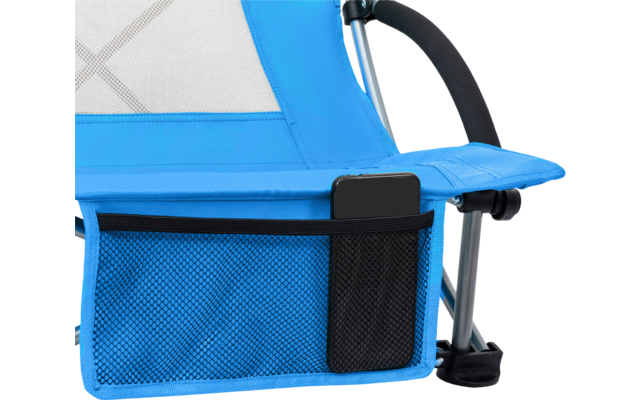 KingCamp High Beach Chair Faltstuhl mit hoher Lehne und Liegestuhl-Komfort