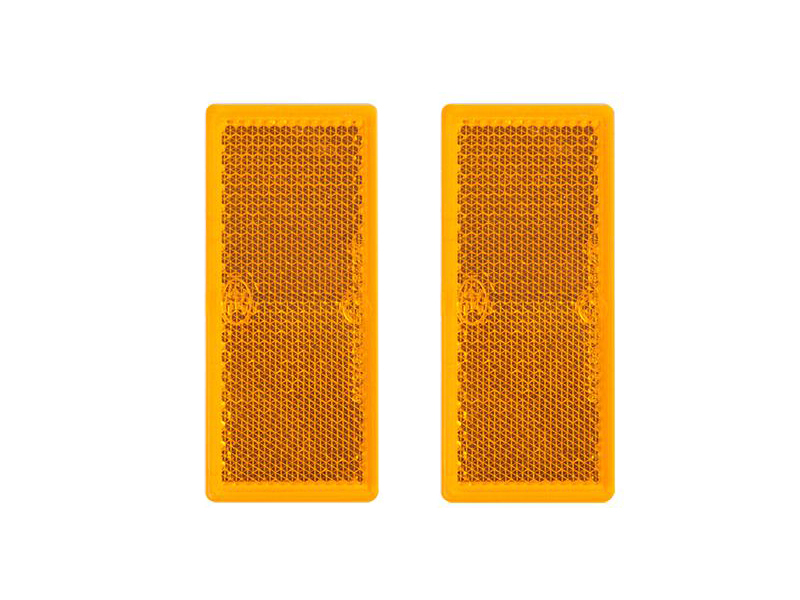 ProPlus rechthoekige zelfklevende reflector - Orange