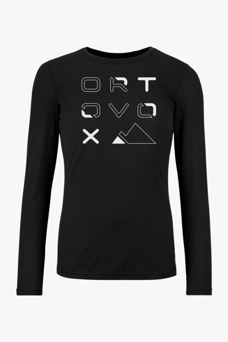 Ortovox 185 Merino Brand Outline LS Damen Longsleeve