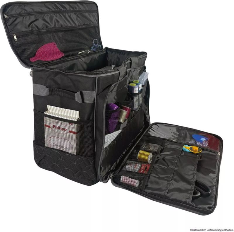 Babysnap - Naaimachinetas - Zwart - Gevoerd - XL
