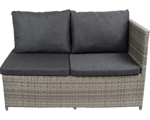 Bellavista Lounge Amalfi balkonset bestaande uit: bank, kruk, tafel, grijs