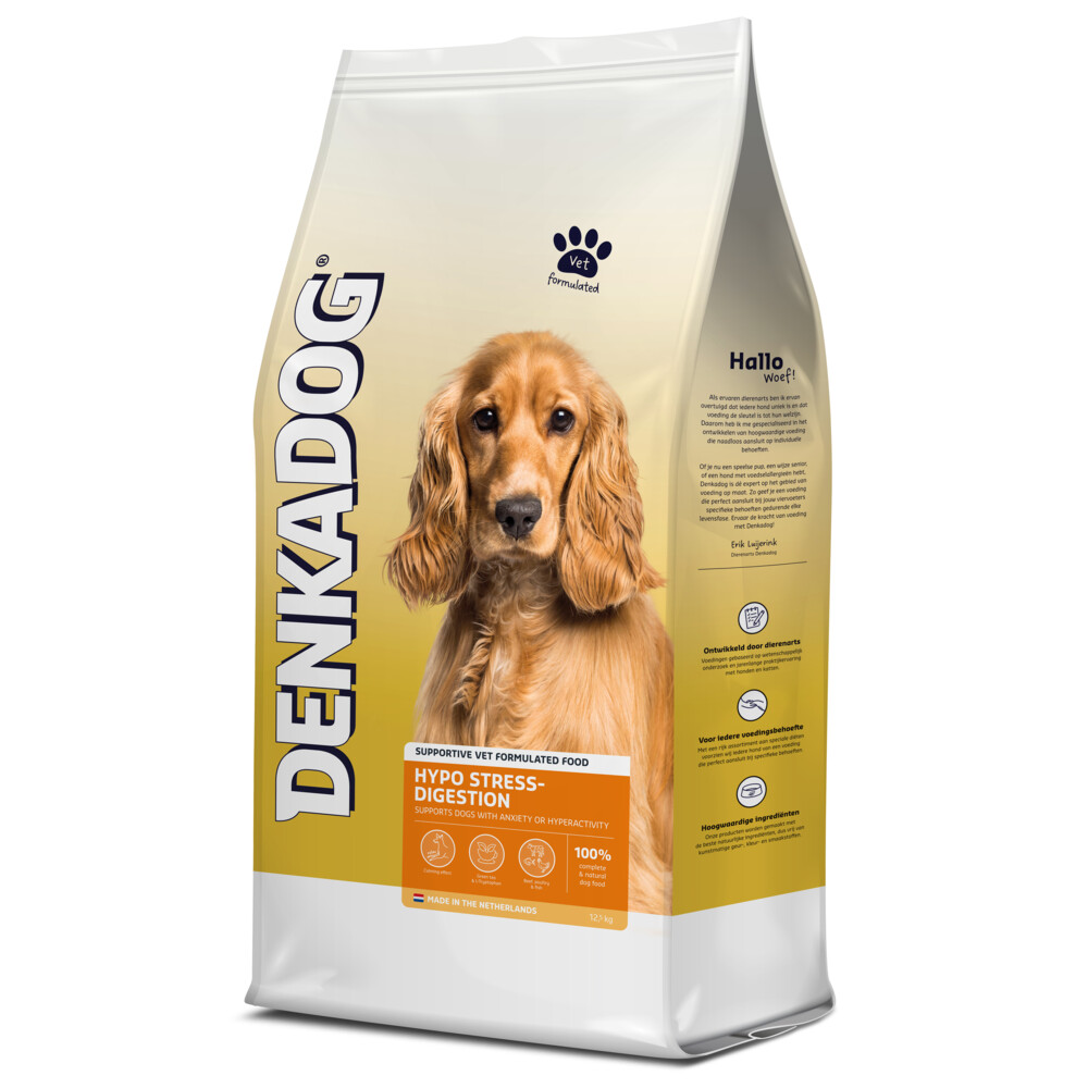 Denkadog Hondenvoer Hypo Stress Digestion12,5 kg