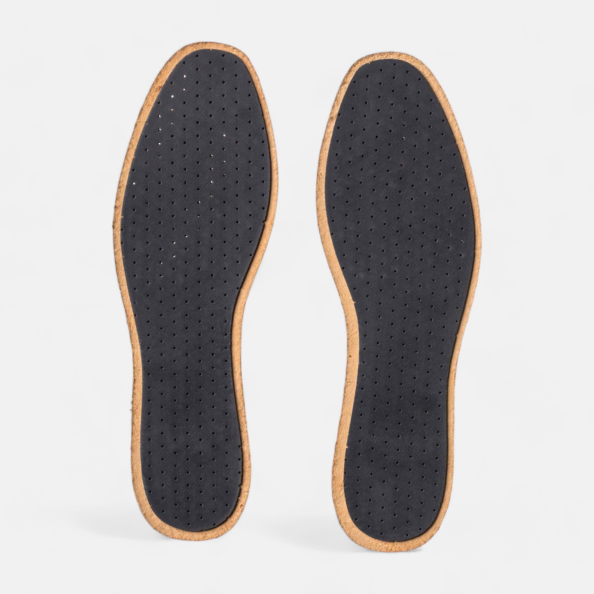 Semelles cuir charbon 43 44 sans coloris