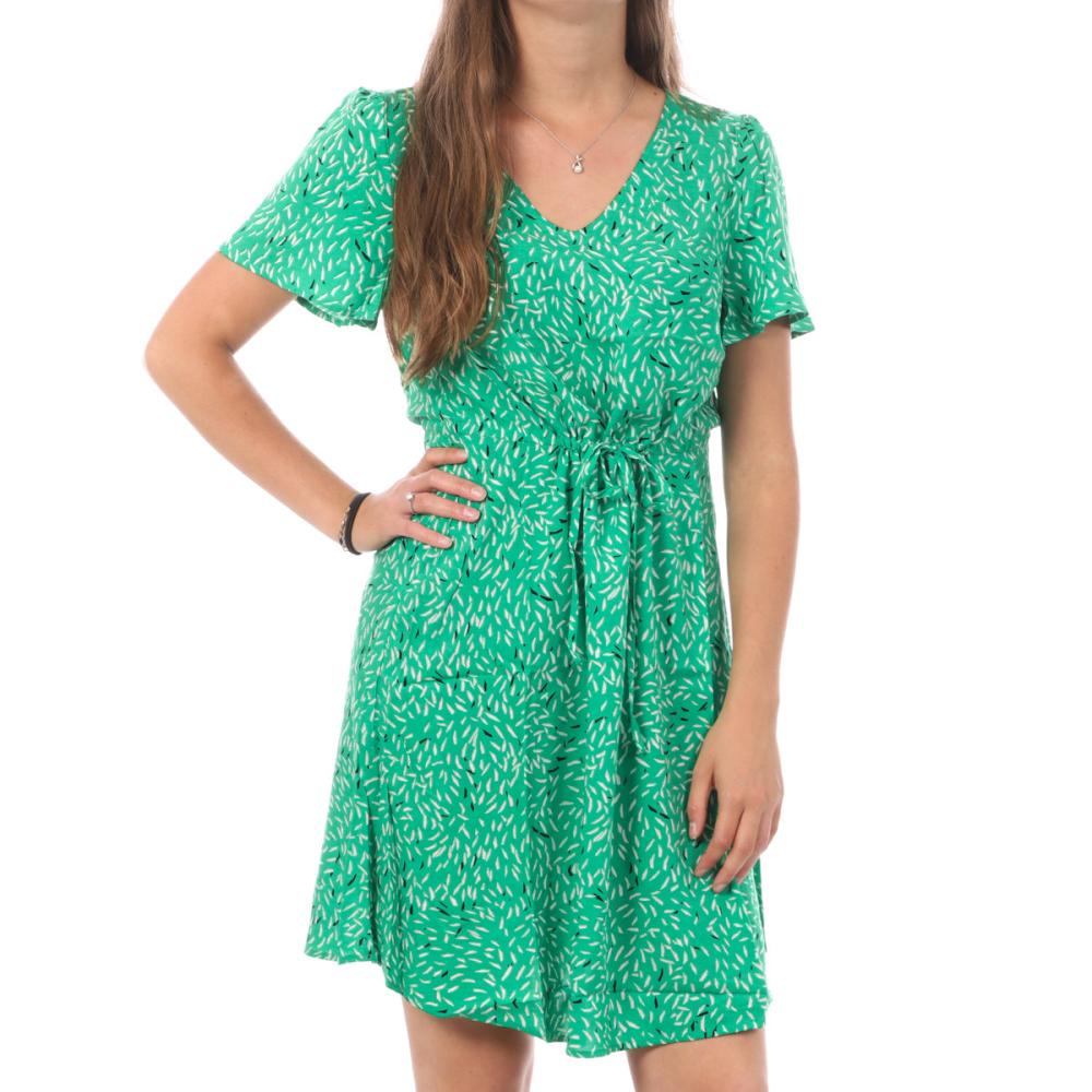 Vero Moda Robe Verte à Motifs Femme Vero Moda Easy