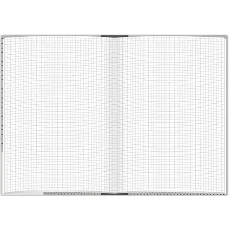 RNK Verlag Kladde / Notizbuch “Grey”, kariert, DIN A5